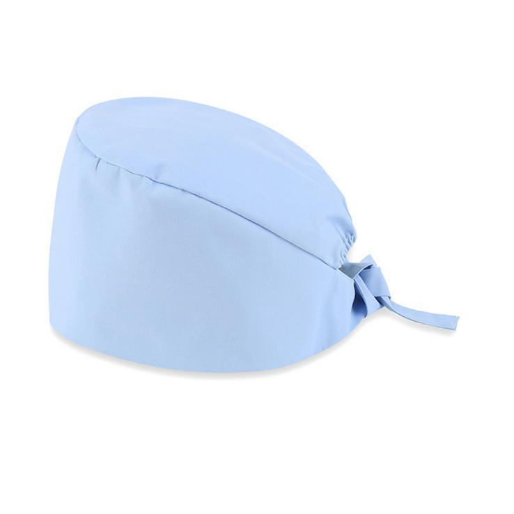 Pure Cotton Adjustable Nurse Cap – White Surgical Headwear for Women Doctors & Nurses