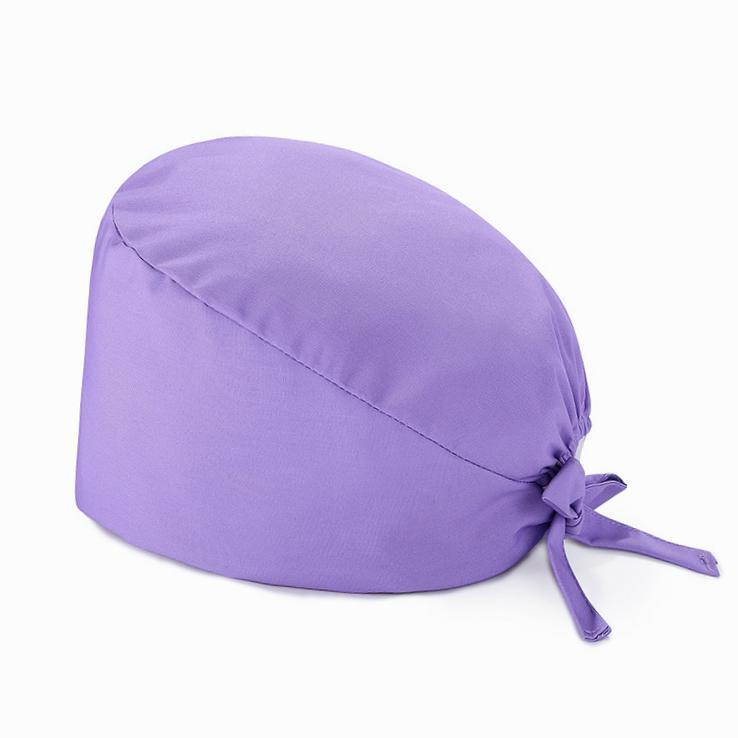 Pure Cotton Adjustable Nurse Cap – White Surgical Headwear for Women Doctors & Nurses