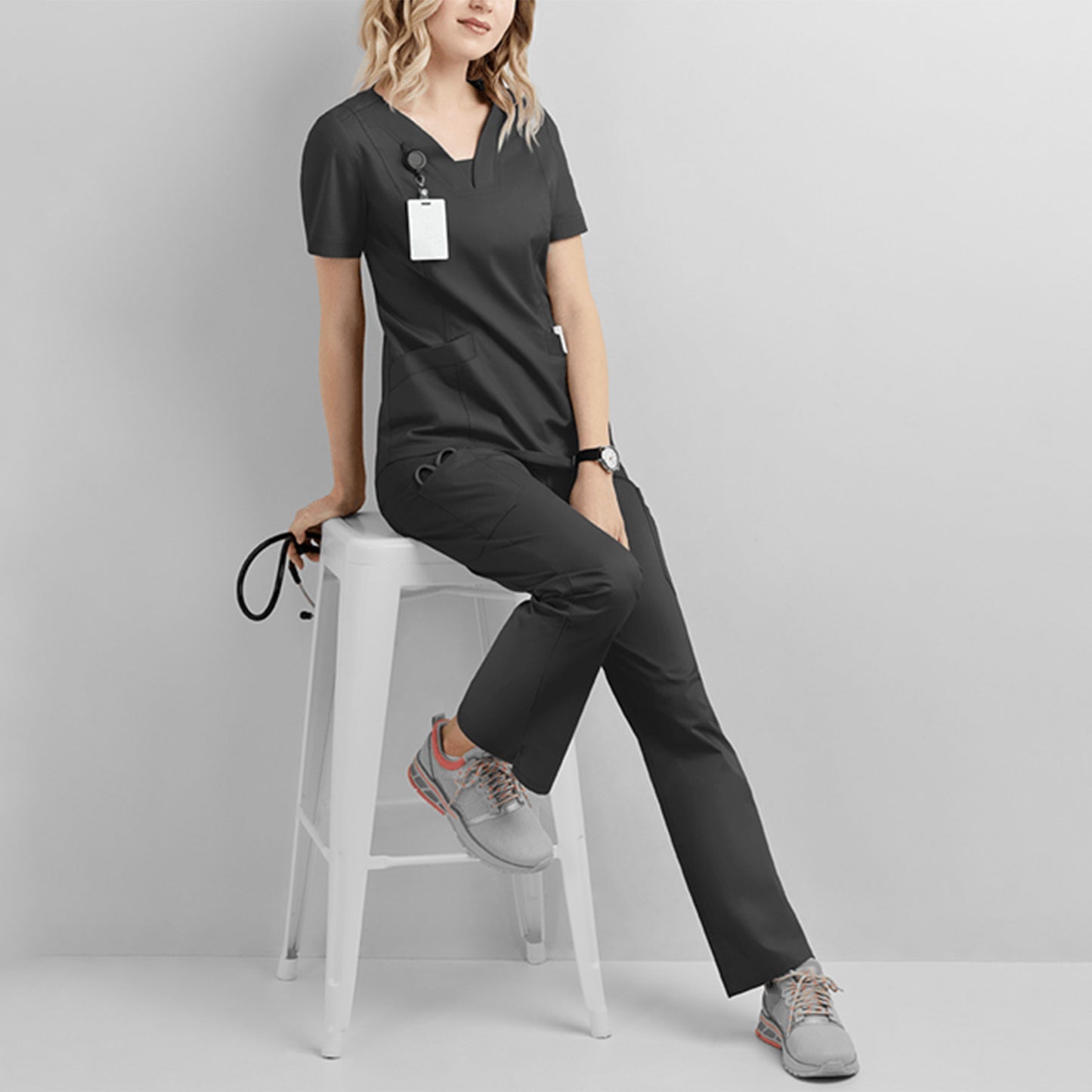 Medical Scrub Suit – Short-Sleeve Operating Room Uniform for Nurses & Surgeons