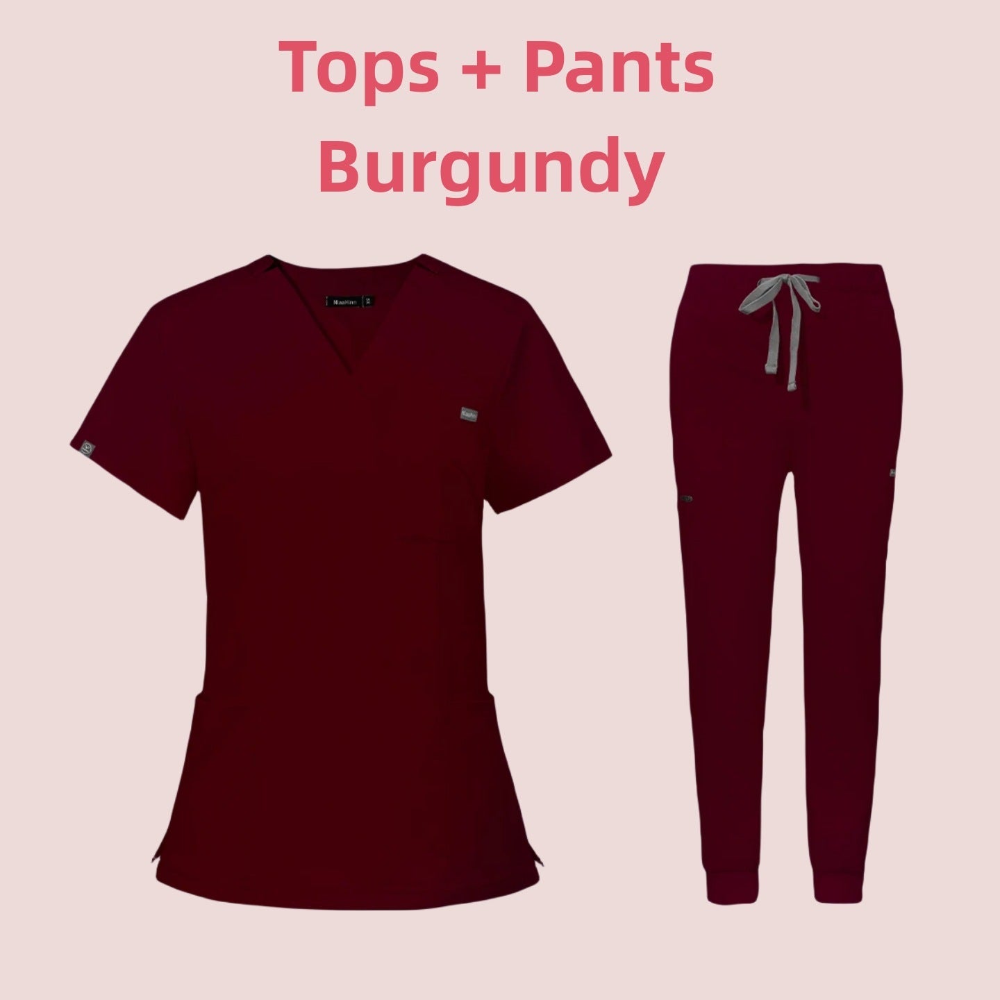 Medical Scrub Suit – V-Neck Short Sleeve Uniform for Nurses & Clinics