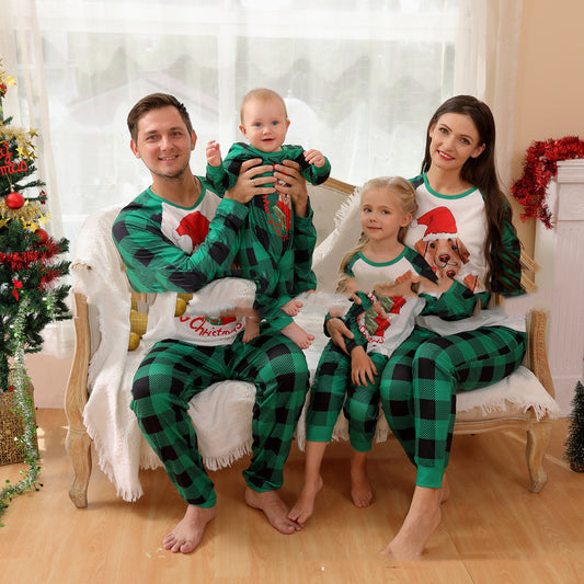 Family Christmas Pajamas Set – Long Sleeve Holiday Matching Sleepwear