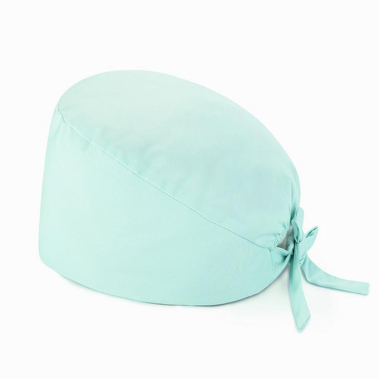 Pure Cotton Adjustable Nurse Cap – White Surgical Headwear for Women Doctors & Nurses