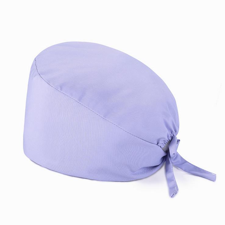 Pure Cotton Adjustable Nurse Cap – White Surgical Headwear for Women Doctors & Nurses