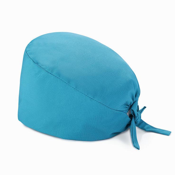 Pure Cotton Adjustable Nurse Cap – White Surgical Headwear for Women Doctors & Nurses