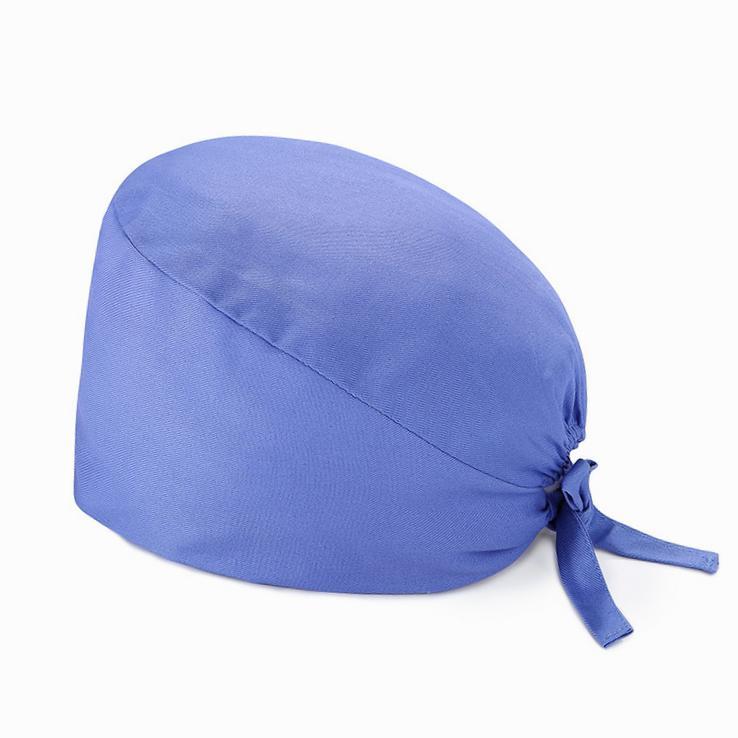 Pure Cotton Adjustable Nurse Cap – White Surgical Headwear for Women Doctors & Nurses