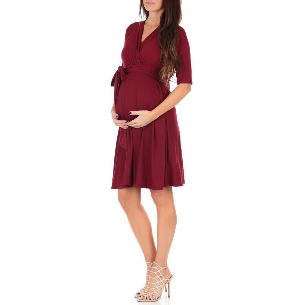Maternity Nursing Dress – Comfortable Pregnancy Clothes for Women