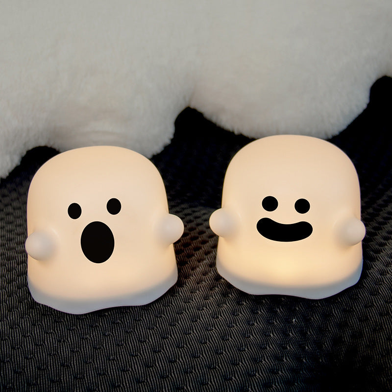 Halloween Silicone LED Night Lamp | Touch Sensor Bedside Light for Kids, Bedrooms & Holiday Décor