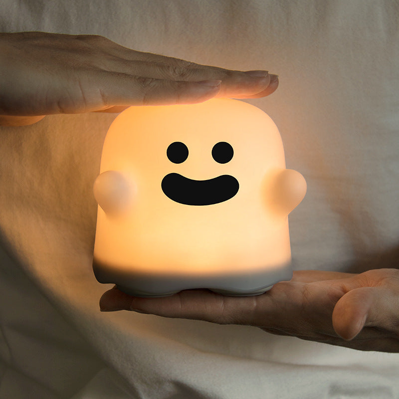Halloween Silicone LED Night Lamp | Touch Sensor Bedside Light for Kids, Bedrooms & Holiday Décor