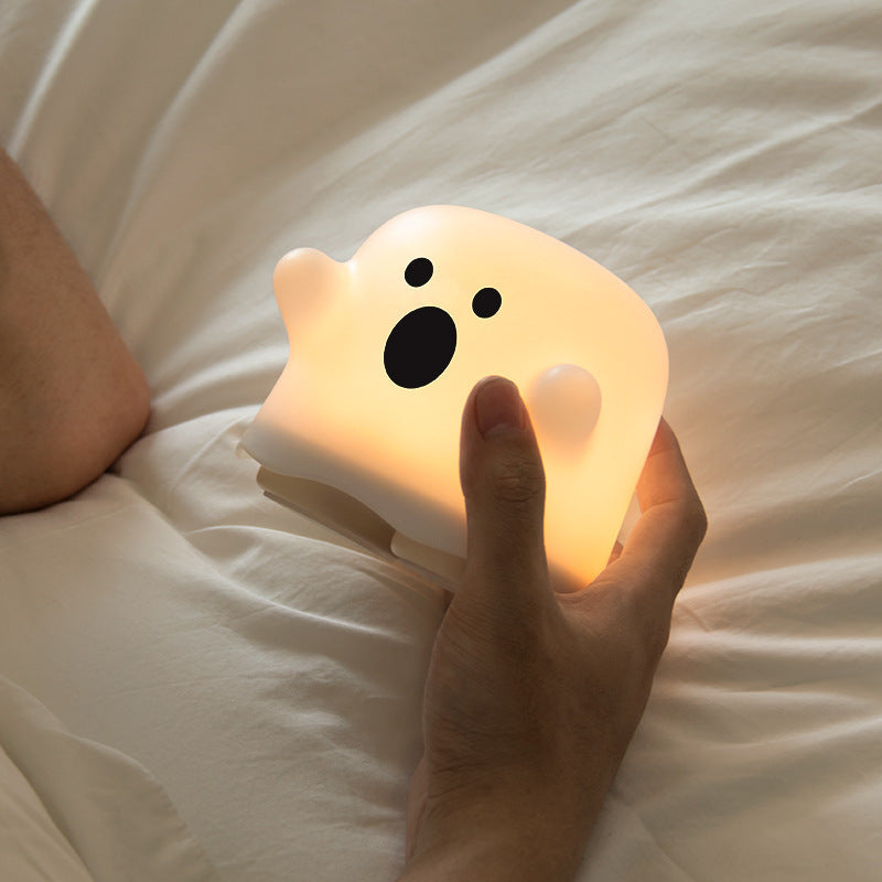 Halloween Silicone LED Night Lamp | Touch Sensor Bedside Light for Kids, Bedrooms & Holiday Décor
