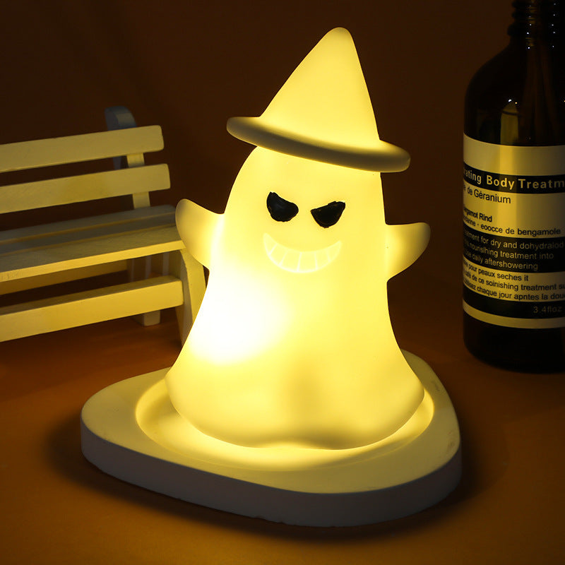 Glowing Halloween Night Lamp | LED Pumpkin & Ghost Decorations