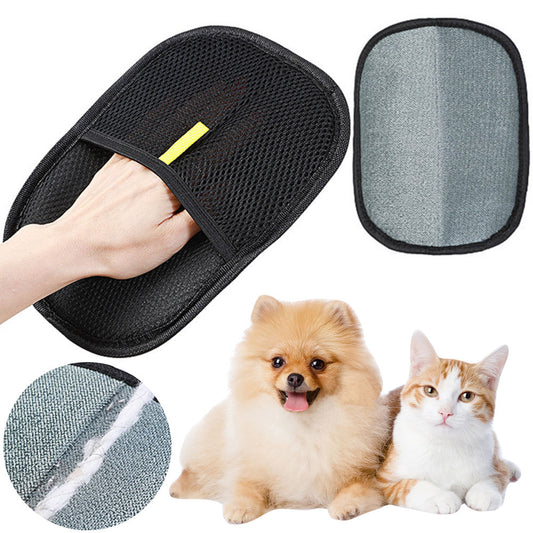 Pet Hair Remover Glove | Deshedding Brush Mitt for Dogs & Cats