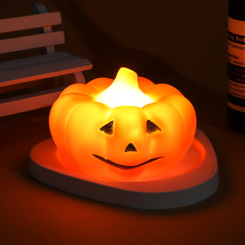 Glowing Halloween Night Lamp | LED Pumpkin & Ghost Decorations