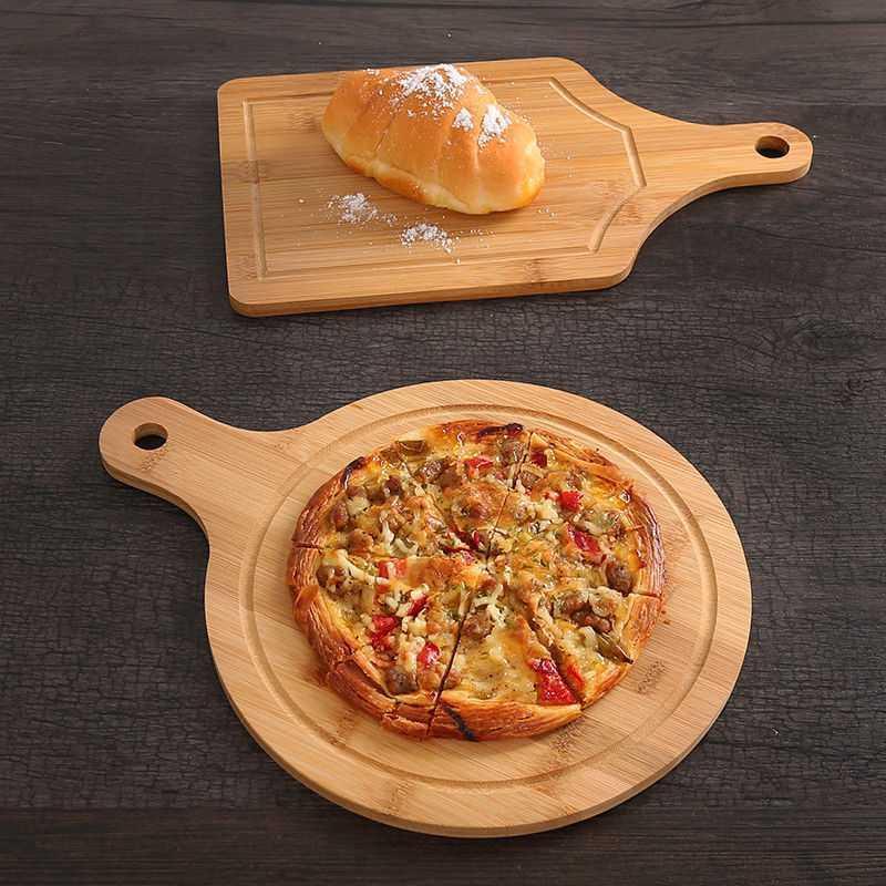 Wooden Chopping Board – Multi-Purpose Pizza, Fruit, and Kitchen Cutting Board