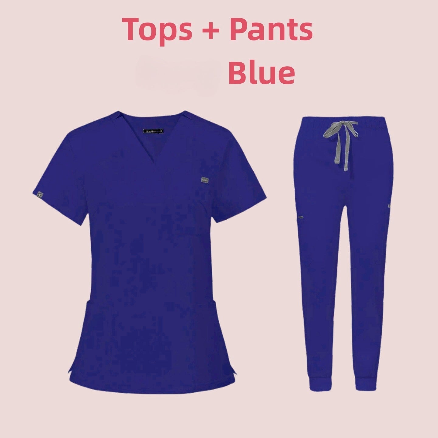 Medical Scrub Suit – V-Neck Short Sleeve Uniform for Nurses & Clinics