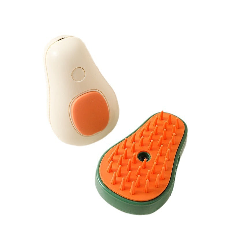 Rechargeable Steam Grooming Brush for Cats & Dogs | With Soothing Mist| Gentle Detangling & Massage Comb