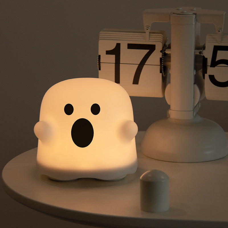 Halloween Silicone LED Night Lamp | Touch Sensor Bedside Light for Kids, Bedrooms & Holiday Décor