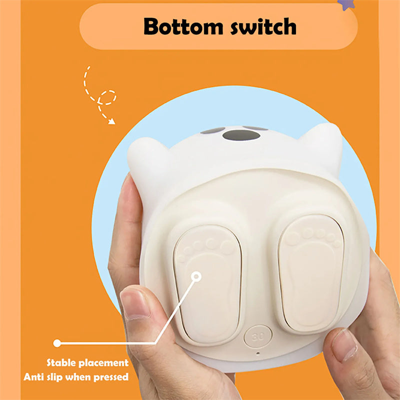 Halloween Silicone LED Night Lamp | Touch Sensor Bedside Light for Kids, Bedrooms & Holiday Décor