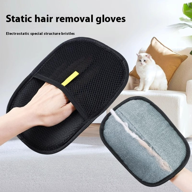 Pet Hair Remover Glove | Deshedding Brush Mitt for Dogs & Cats