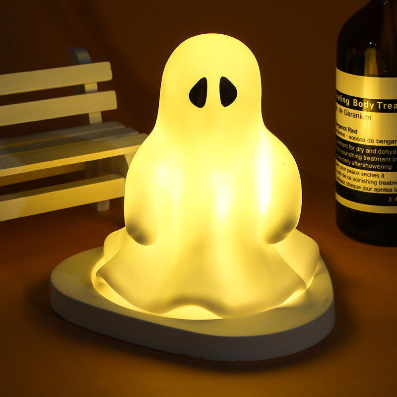 Glowing Halloween Night Lamp | LED Pumpkin & Ghost Decorations