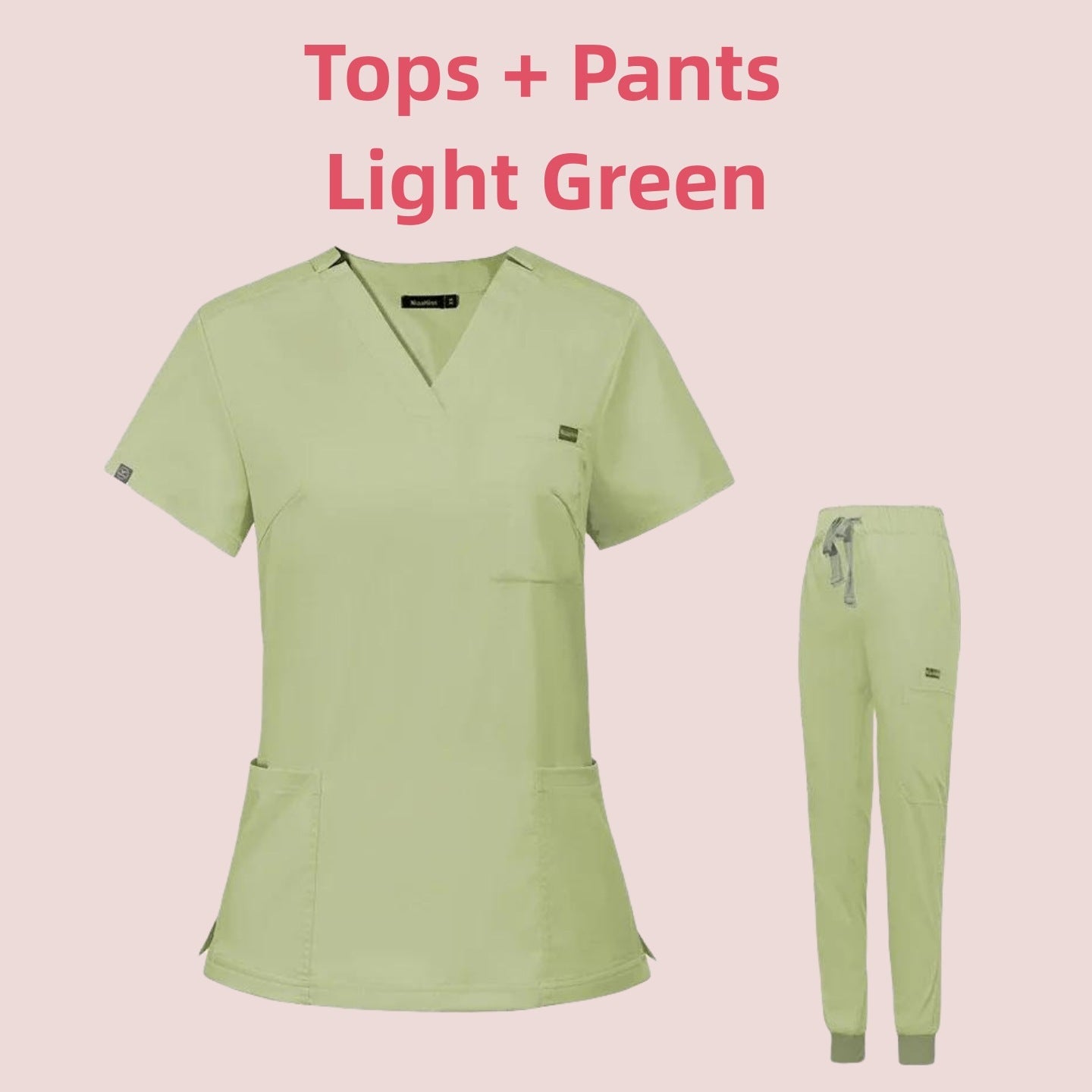 Medical Scrub Suit – V-Neck Short Sleeve Uniform for Nurses & Clinics