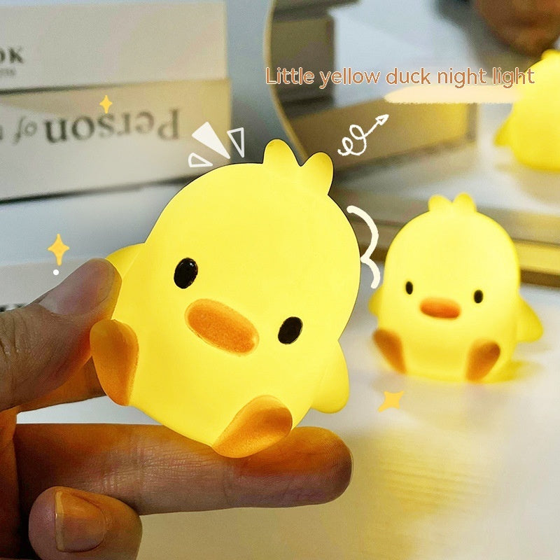 Yellow Duck Bedside Lamp | Soft Ambient Night Light for Kids & Home
