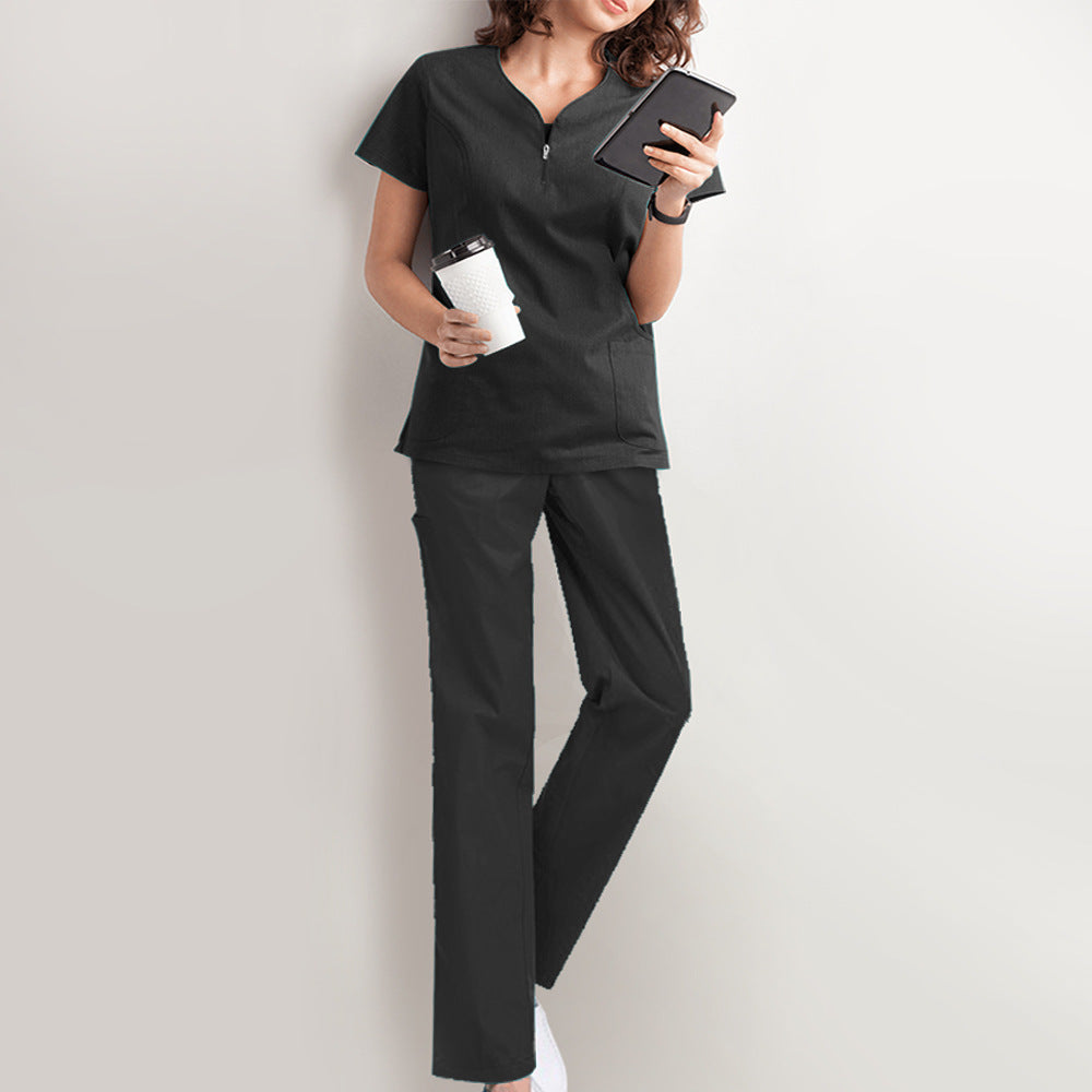 Medical Scrub Suit – Short-Sleeve Operating Room Uniform for Nurses & Surgeons